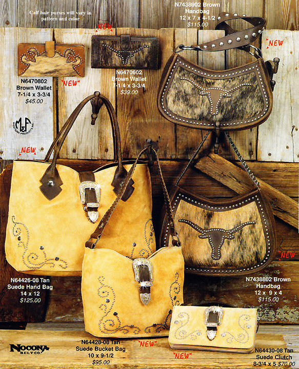 Nocona Hair on Cowhide Western Handbag Sets