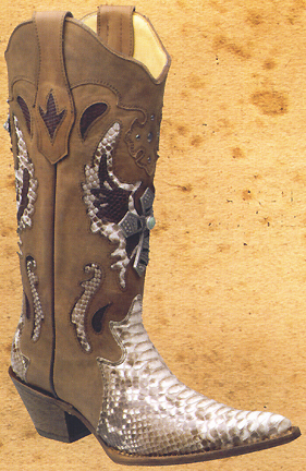ladies python boots