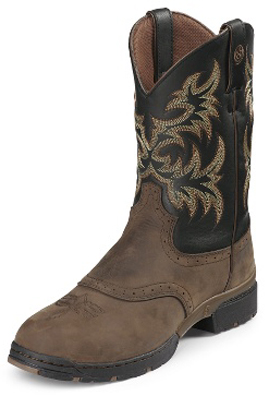 Justin George Strait Mens Roper Boots 9027 Ropers