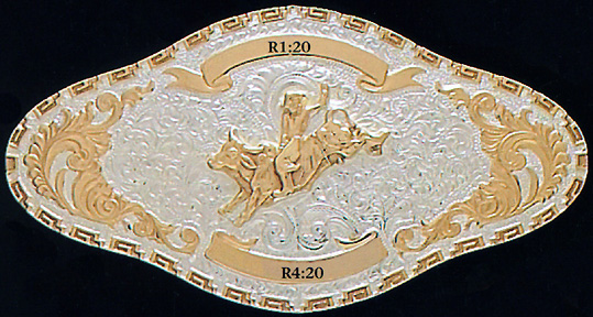 German Silver Trophy Buckles – MoonRein