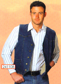 Cowboy denim vest 2025